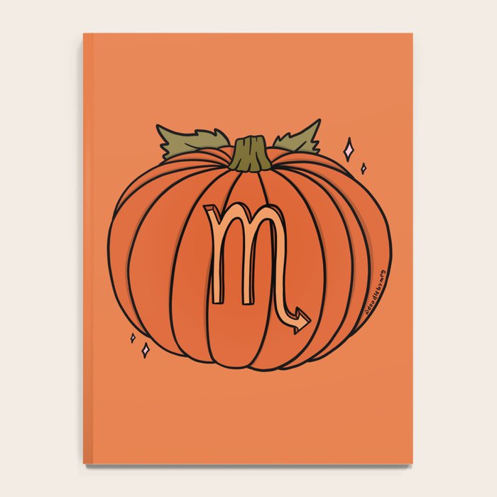 Scorpio Pumpkin Notebook Gallery Image 4