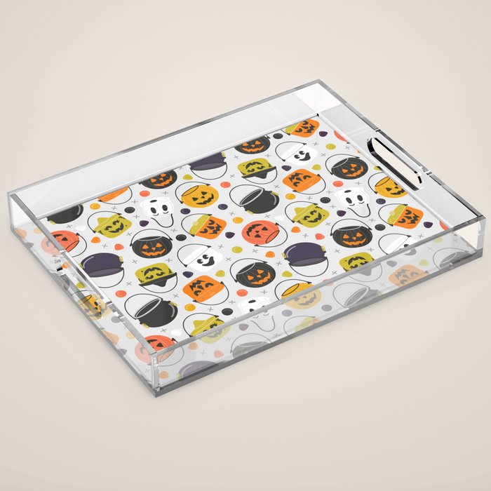 Halloween Candy Buckets Acrylic Tray Gallery Image 1