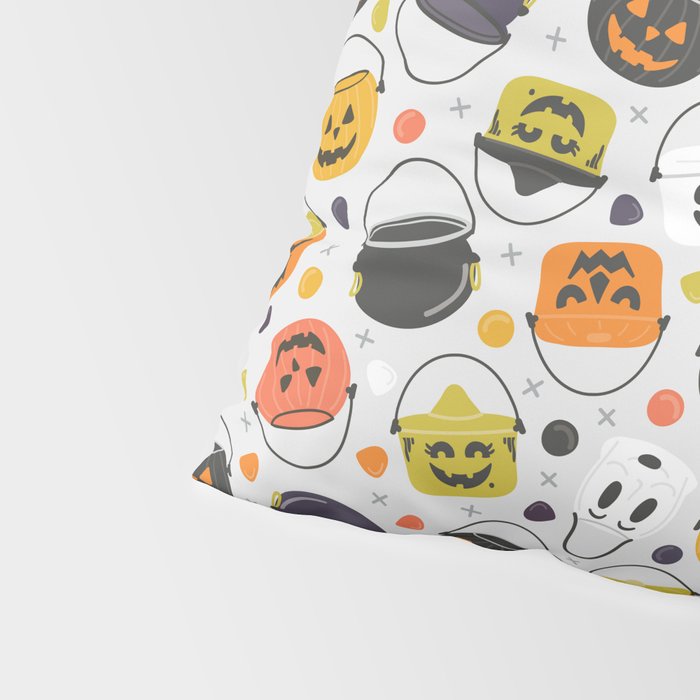 Halloween Candy Buckets Pillow Sham Gallery Image 4