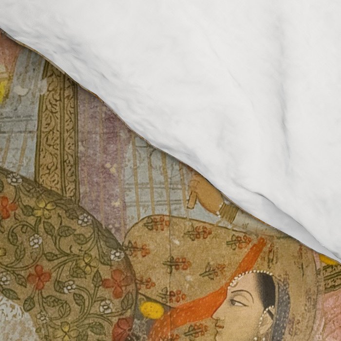 Lovers and beloveds: A composite of scenes from Persian, Urdu, and Sanskrit literature Comforter Gallery Image 4