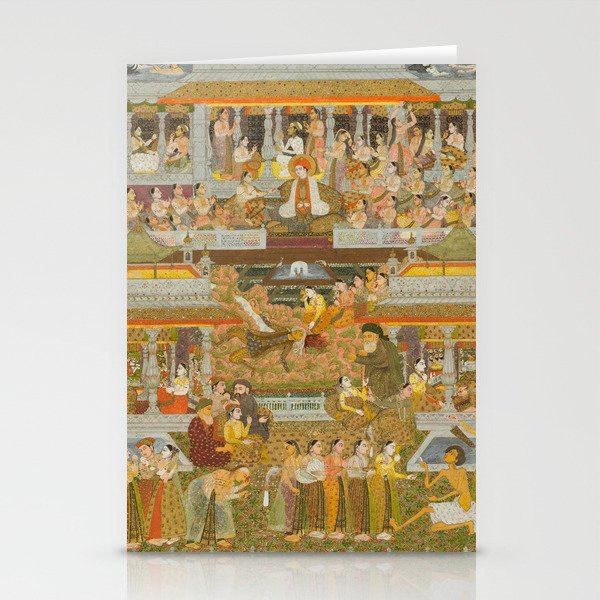 Lovers and beloveds: A composite of scenes from Persian, Urdu, and Sanskrit literature Stationery Card Gallery Image 2