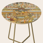 Lovers and beloveds: A composite of scenes from Persian, Urdu, and Sanskrit literature Side Table Gallery Image 2