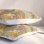 Lovers and beloveds: A composite of scenes from Persian, Urdu, and Sanskrit literature Pillow Sham Gallery Image 3