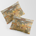 Lovers and beloveds: A composite of scenes from Persian, Urdu, and Sanskrit literature Pillow Sham Gallery Image 3