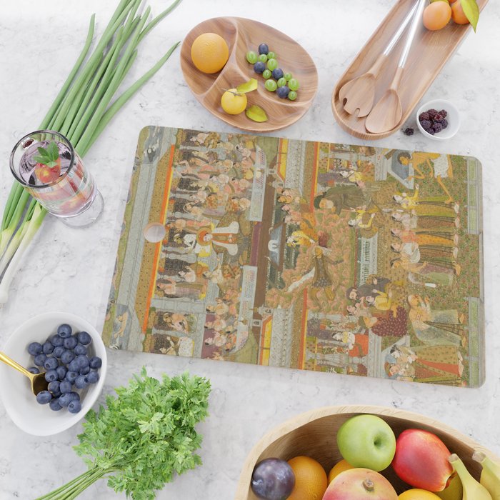 Lovers and beloveds: A composite of scenes from Persian, Urdu, and Sanskrit literature Cutting Board Gallery Image 2