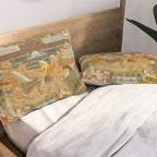 Lovers and beloveds: A composite of scenes from Persian, Urdu, and Sanskrit literature Pillow Sham Gallery Image 2