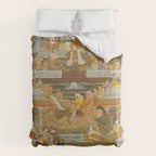 Lovers and beloveds: A composite of scenes from Persian, Urdu, and Sanskrit literature Comforter Gallery Image 6