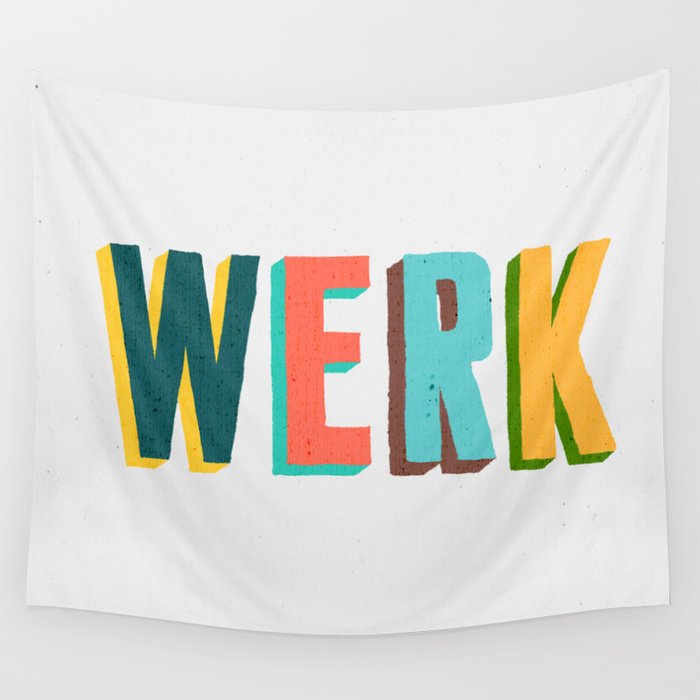 Werk Wall Tapestry Gallery Image 1