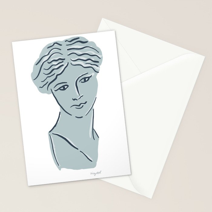 Goddess Aphrodite Greek Sculpture Stationery Card Gallery Image 2