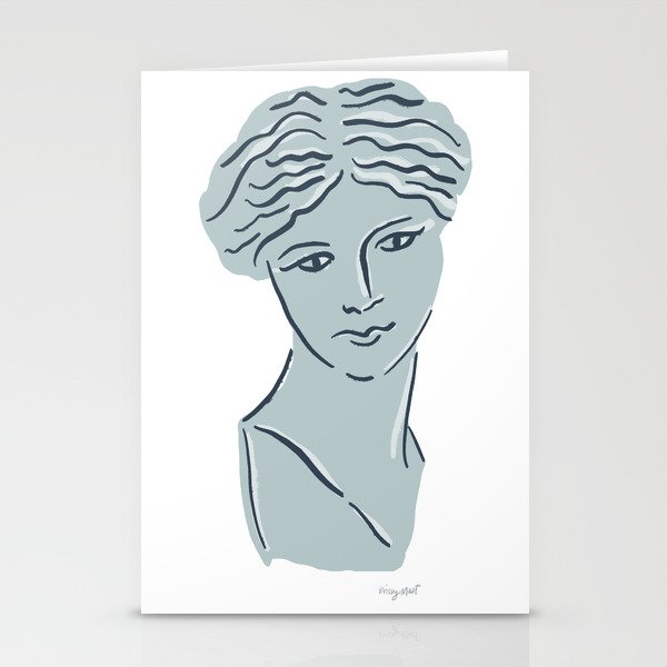 Goddess Aphrodite Greek Sculpture Stationery Card Gallery Image 1
