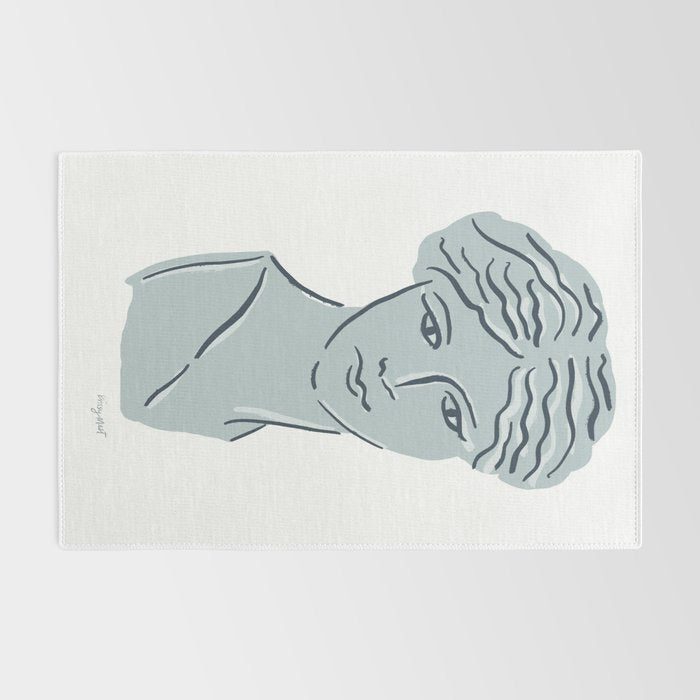 Goddess Aphrodite Greek Sculpture Rug Gallery Image 2
