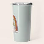 Rainbow Snowman Travel Mug Gallery Image 2