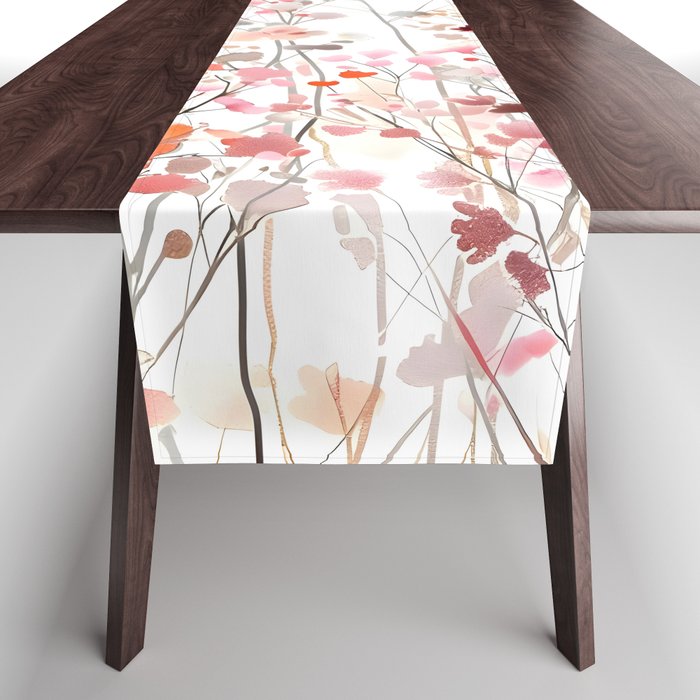 Natureâs Floral Meadowscape Table Runner Gallery Image 1