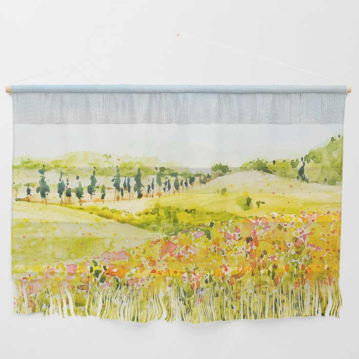 Watercolor Landscape Wall Hanging Gallery Image 1