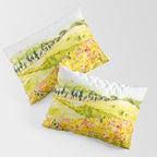 Watercolor Landscape Pillow Sham Gallery Image 3