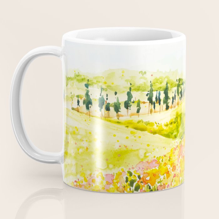 Watercolor Landscape Coffee Mug Gallery Image 3