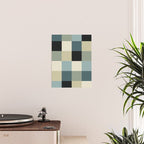 Bold Muted Checks Pattern - Large III Poster Gallery Image 2