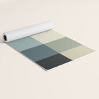 Bold Muted Checks Pattern - Large III Yoga Mat Gallery Image 2