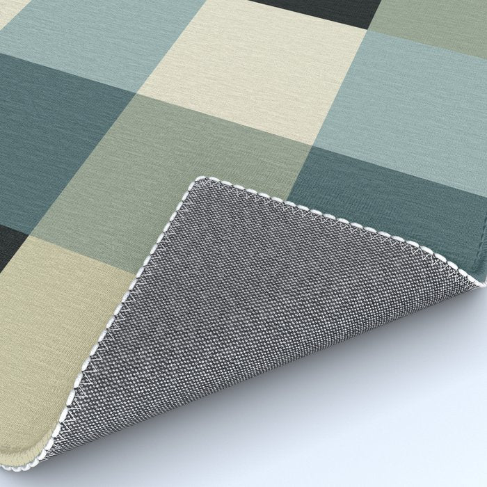 Bold Muted Checks Pattern - Large III Rug Gallery Image 4
