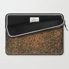 Antique Distressed Green and Orange Woven Persian Rug Laptop Sleeve Gallery Image 2