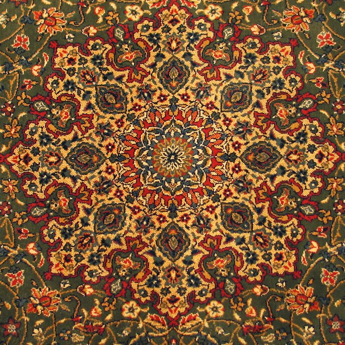 Antique Distressed Green and Orange Woven Persian Rug Coffee Mug Gallery Image 2
