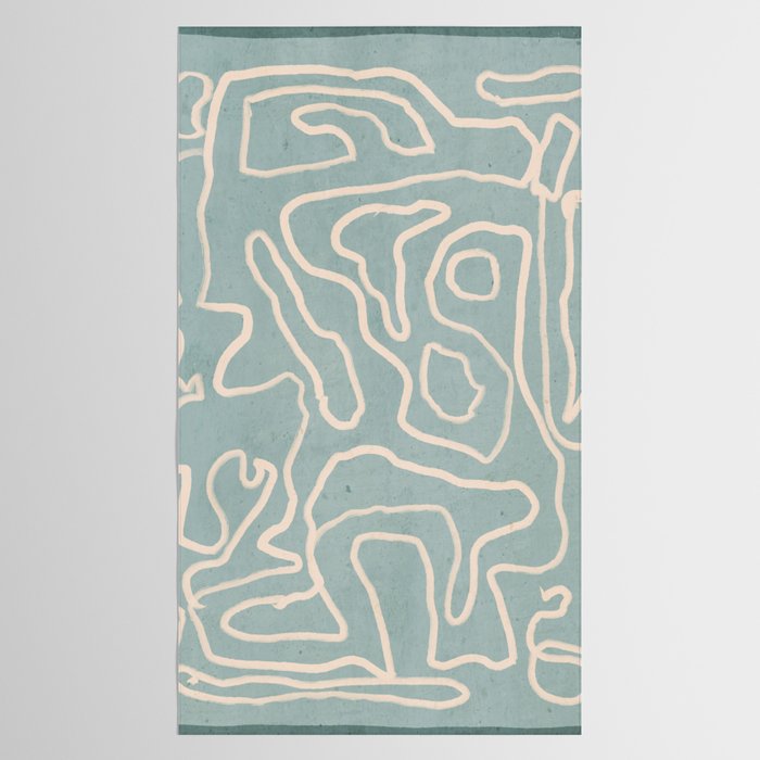 Abstract line art 157 Tablecloth Gallery Image 2