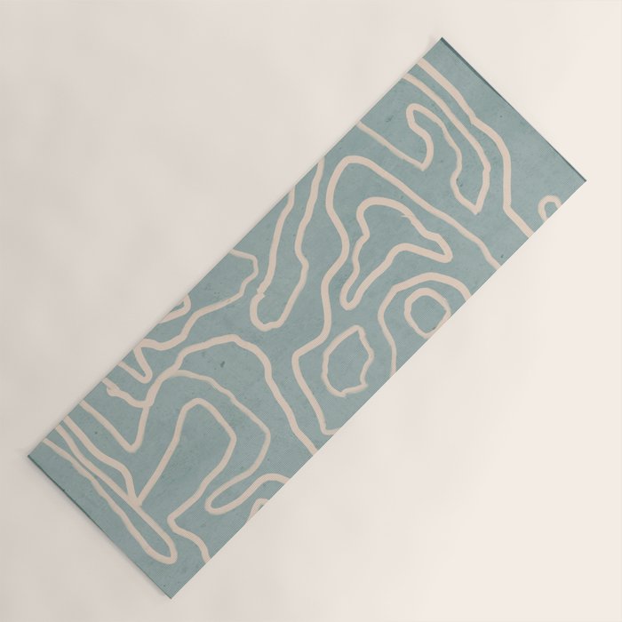 Abstract line art 157 Yoga Mat Gallery Image 1