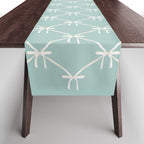 Bows & Ribbons Pattern XXVIII Pastel Mint Green Table Runner Gallery Image 1