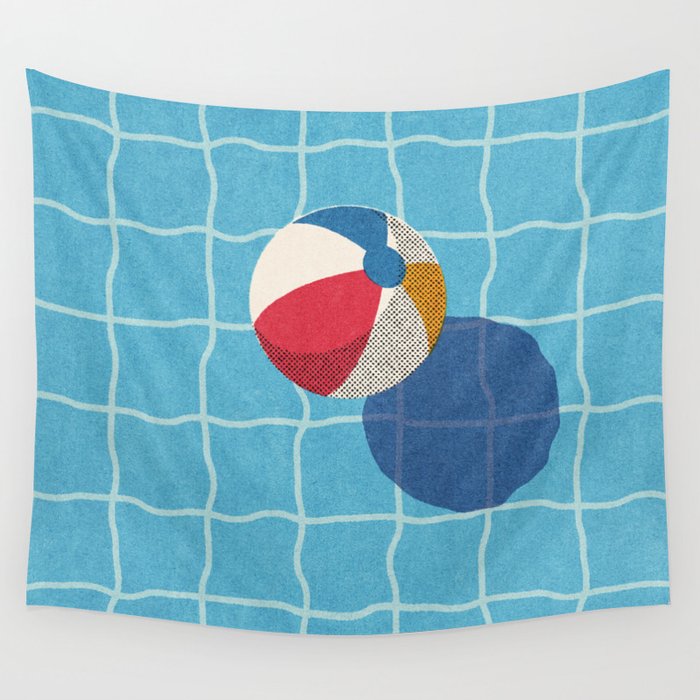 BALLS - Beach Ball - II Wall Tapestry Gallery Image 4