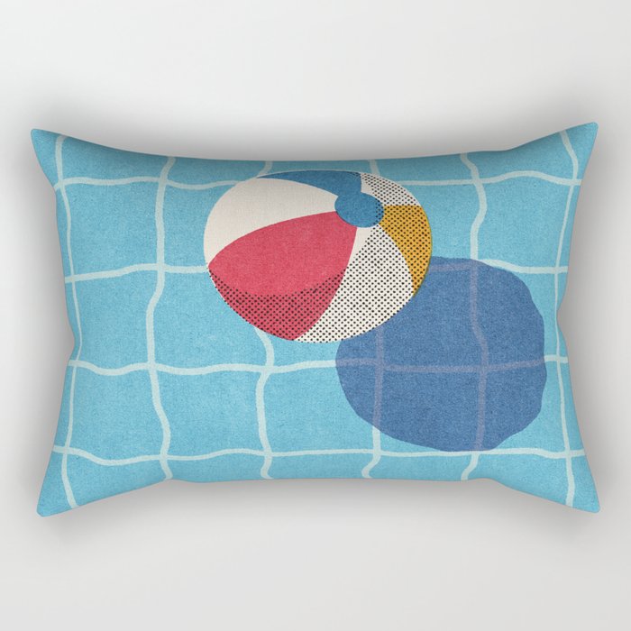BALLS - Beach Ball - II Rectangular Pillow Gallery Image 2