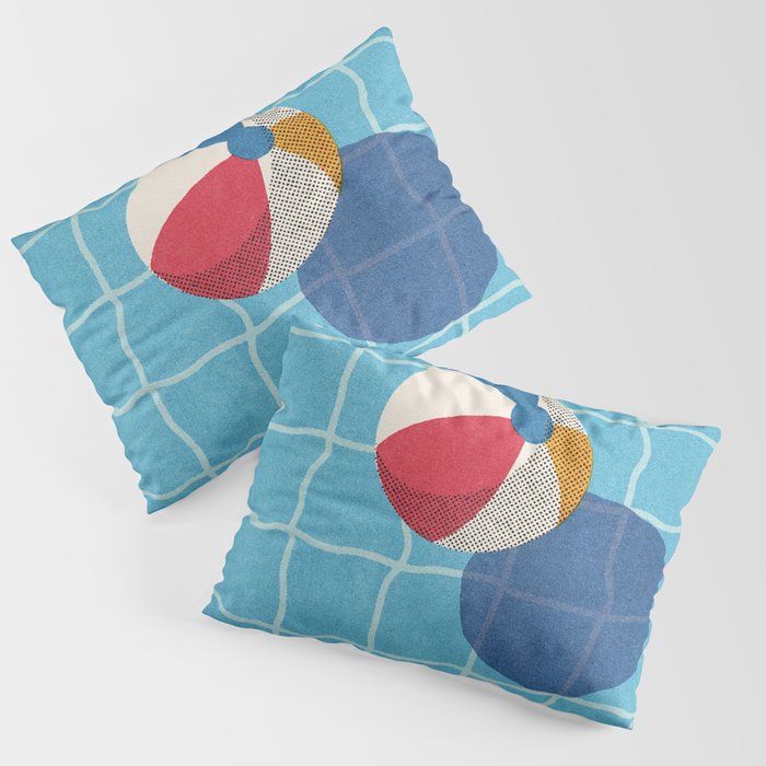BALLS - Beach Ball - II Pillow Sham Gallery Image 3