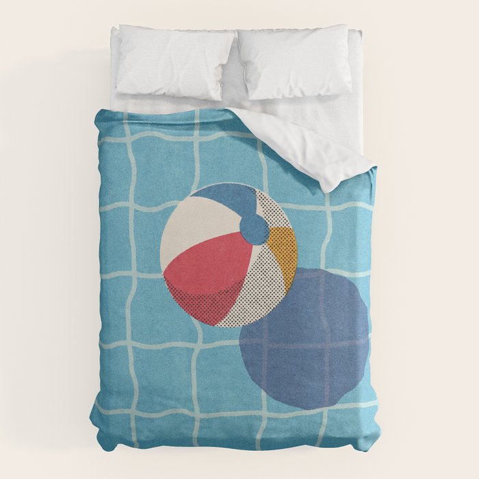 BALLS - Beach Ball - II Duvet Cover Gallery Image 6