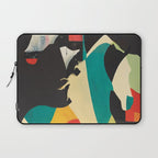 Colorful Abstract Horses 2 Laptop Sleeve Gallery Image 1