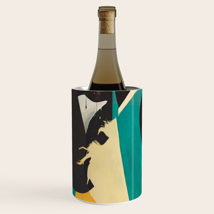 Colorful Abstract Horses 2 Wine Chiller Gallery Image 1