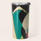 Colorful Abstract Horses 2 Travel Mug Gallery Image 2