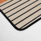 Teal Orange Chevrons Modern Artwork Desk Mat Gallery Image 4