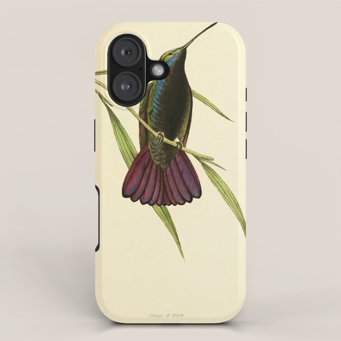Mango Hummingbird by William Swainson, 1841 (benefitting the Nature Conservancy) iPhone Case Gallery Image 1