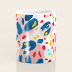 Painted Abstract Leopard Print Coffee Mug Gallery Image 4