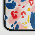Painted Abstract Leopard Print Laptop Sleeve Gallery Image 3
