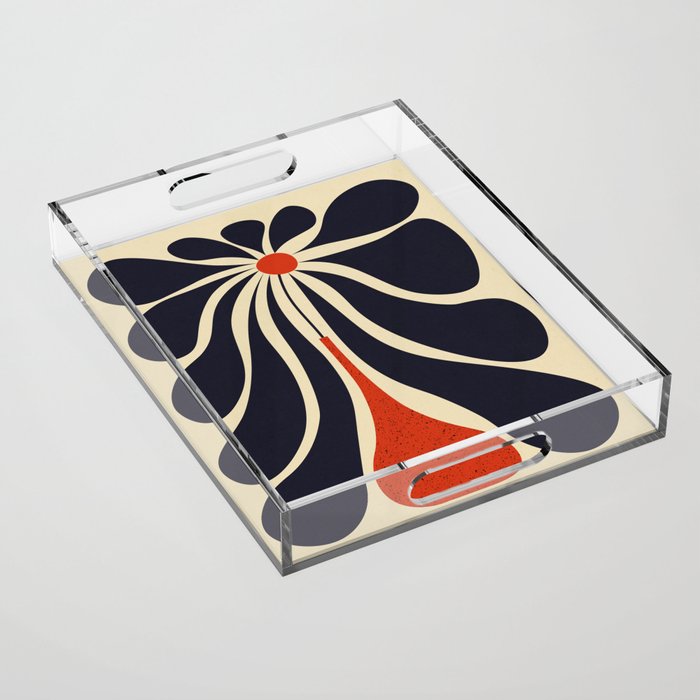 Lazy Flower Acrylic Tray Gallery Image 1
