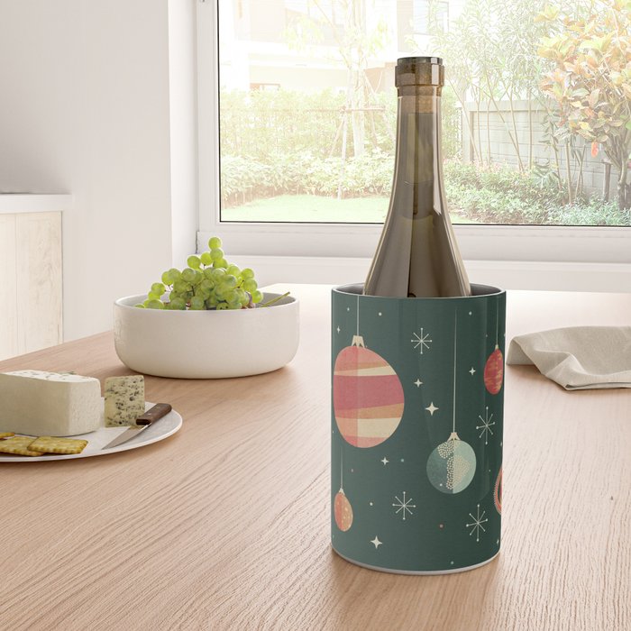 Joy to the Universe (on Green) Wine Chiller Gallery Image 4