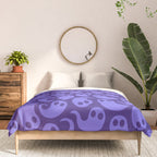 Halloween ghost cartoon pattern art Comforter Gallery Image 3