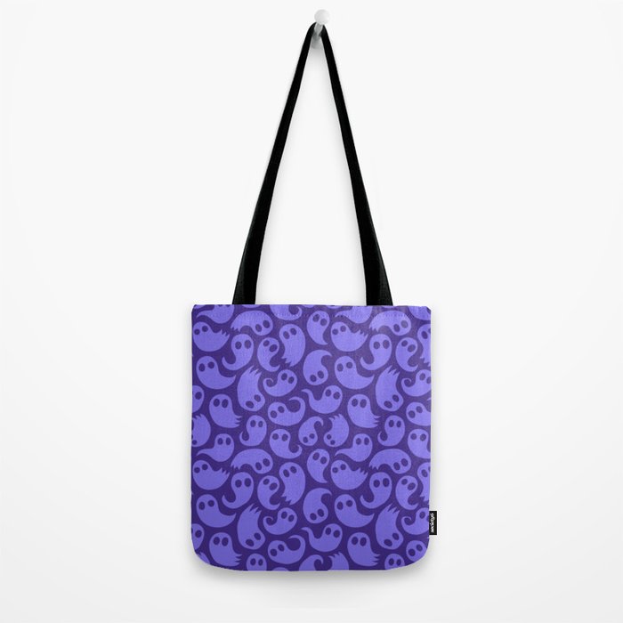 Halloween ghost cartoon pattern art Tote Bag Gallery Image 2