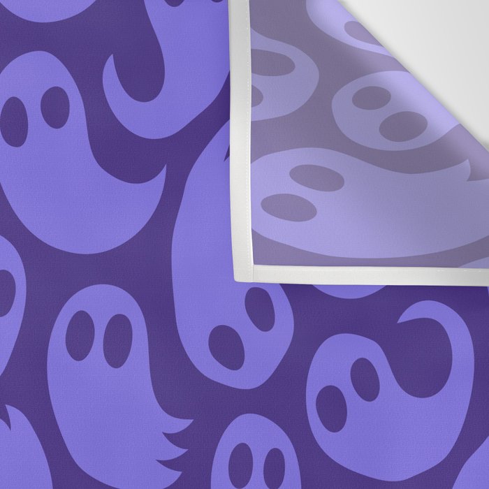 Halloween ghost cartoon pattern art Wall Tapestry Gallery Image 3