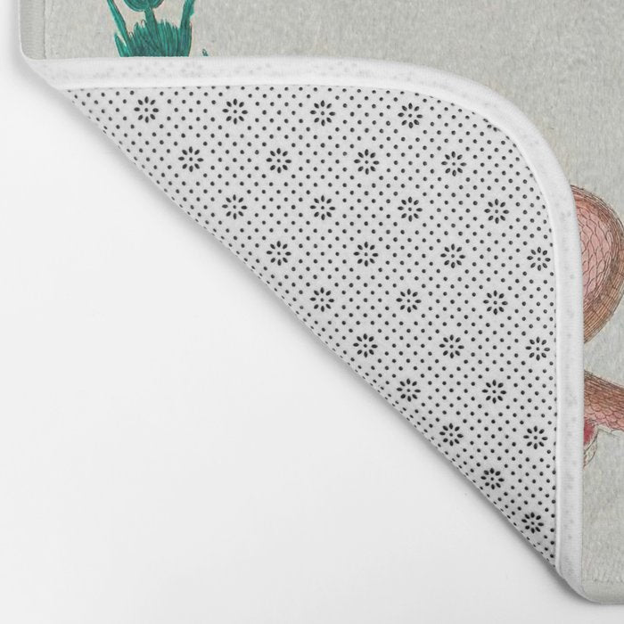 Seba Albertus Snakes With Plants  Bath Mat Gallery Image 2