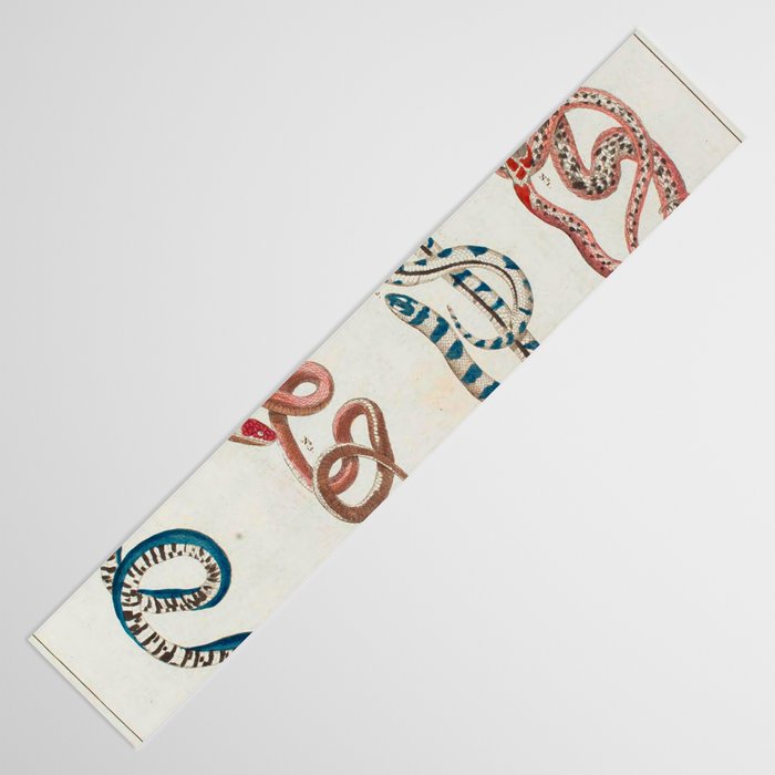 Seba Albertus Snakes With Plants  Table Runner Gallery Image 3