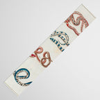 Seba Albertus Snakes With Plants  Table Runner Gallery Image 3