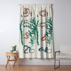 Seba Albertus Snakes With Plants  Window Curtain Gallery Image 5