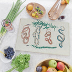 Seba Albertus Snakes With Plants  Cutting Board Gallery Image 2
