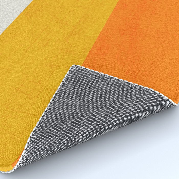 three stripes - candy corn Rug Gallery Image 4
